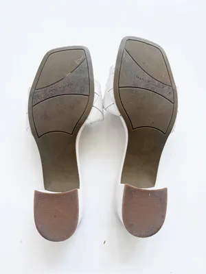 Marc Fisher Casper Sandals Faux Leather Block Heels Size 8.5 thumbnail 6