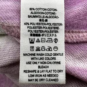 Free People Spring Break Combo Dip Tie Dye Paradise Tee Ombre Cream Purple XS thumbnail 4