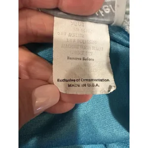 Vintage Moodsetter Nightgown Robe House Coat Blue Cottage Victorian Zip Sz.Small thumbnail 6