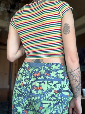 Striped Crop Top Multiple thumbnail 4