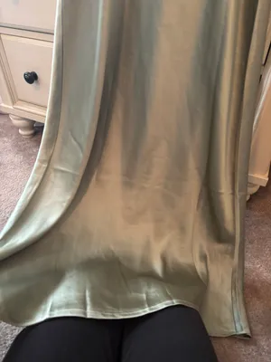 Hello Molly Green Satin Dress thumbnail 4