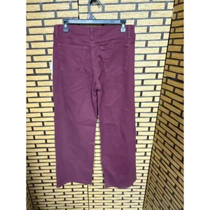 No Boundaries Burgundy Wide Leg Pants‎ Size Small thumbnail 2