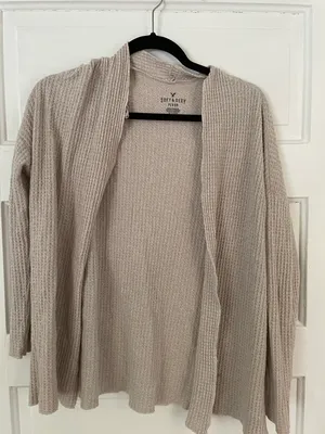 American Eagle Soft And Sexy Plush Cardigan thumbnail 1