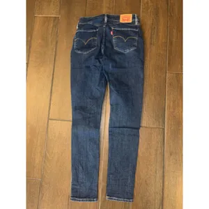 Levis‎ 721 High Rise Skinny Jeans 28 Blue Distressed Denim Pants thumbnail 8