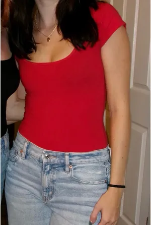 PINK - Victoria's Secret Red bodysuit thumbnail 1