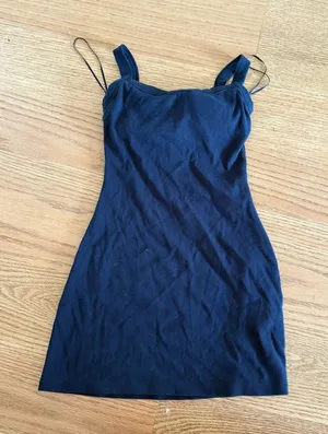 Abercrombie bra free navy dress thumbnail 1