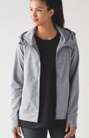 Lululemon Belle Hoodie Light Gray size 4 thumbnail 1
