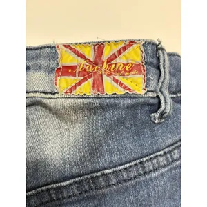 Machine Nouvelle Shorts Women's 26 Distressed High Waist USA Flag 4th of July thumbnail 4