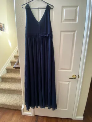 Lulus Maxi Dress Blue Navy NWT thumbnail 4