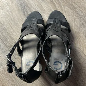 G by Guess Caged Wedge Sand Size 10 Medium thumbnail 12