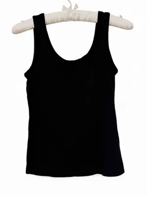 H&M Women’s Sleeveless Tank Top Black Size Large thumbnail 2
