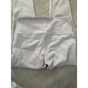 Savvi Fit Laser Cut High-Waisted Leggings - Light Mauve - Size‎ S thumbnail 2