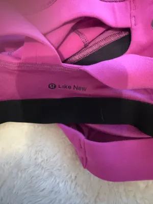Lululemon Like New Pleated Pink Tank Top thumbnail 4