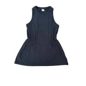 Athleta Air Out Cinch‎ Tank Top Womens Medium Black Activewear Lounge Yoga Tunic thumbnail 3
