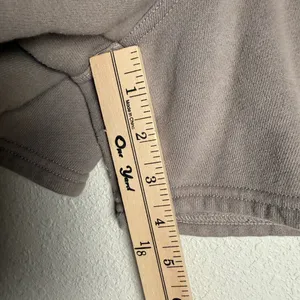 Aritzia Thirty Years Women Size XS Brown‎ High Waited Sweat Shorts thumbnail 2