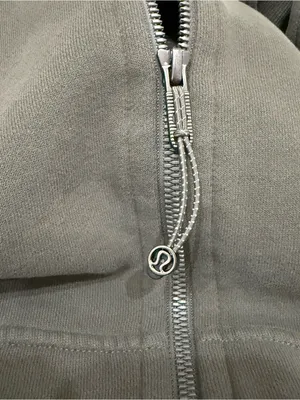 LULULEMON Olive Green Scuba Oversized Full Zip Hooded Jacket Size XS/S thumbnail 12
