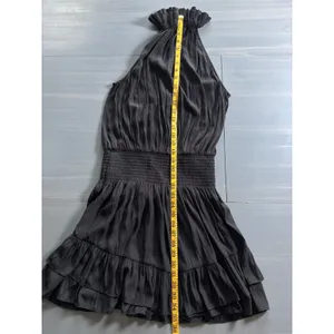 Ramy Brook Naya Sleeveless Black Mini Dress Women Medium thumbnail 5