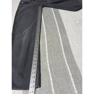 Levis Womens Black Wide Leg High Rise Denim Jeans Size 24 Streetwear Casual thumbnail 2