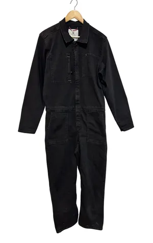 Ripton & Co Unisex Coverall Black Denim Jumpsuit Small NWT Utility Workwear thumbnail 1