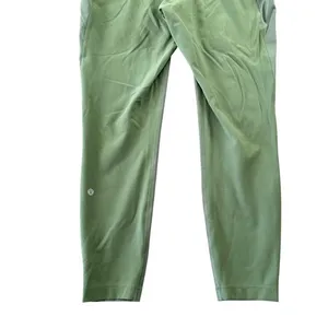 Lululemon 14 License‎ to Train High-Rise Tight Logo Waistband Grey Eucalyptus thumbnail 4