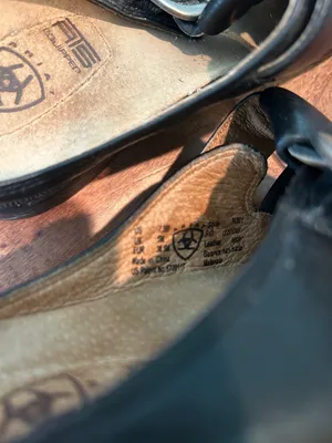 Ariat Vintage Black Leather Fisherman Mule Sandals Size 7.5 B thumbnail 4