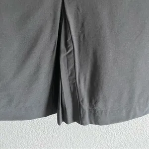Club Monaco Women's‎ Black Back Pleated Pencil Knee Length Skirt thumbnail 2