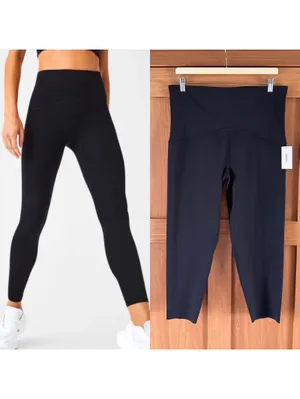 NWT SPANX Booty Boost 7/8 Length Leggings Very Black Women’s Plus size 1X 50186P thumbnail 2
