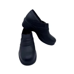 Ariat Steel Toe Leather Safety Work Clogs Slip On Black Women's 7.5B thumbnail 3