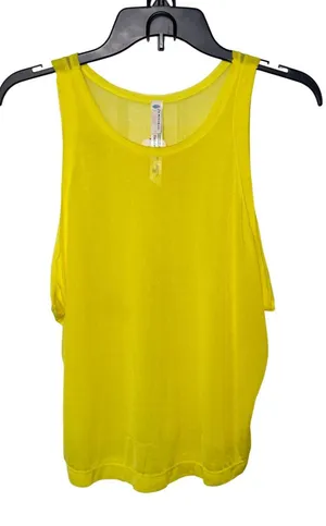 Free People Movement Small‎ Yellow Tank Top Athleisure Yoga Workout Casual thumbnail 1