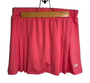 Women's Size XL Pleated Athletic Skort Skirt Shorts Bright Pink Pull On Elastic thumbnail 1