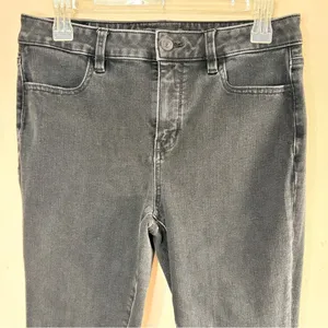 AMERICAN EAGLE Next Level High Waisted Jegging‎ in Black, Size 10 thumbnail 2