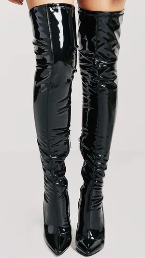 Cute boots from Zara Black, size 6 thumbnail 2