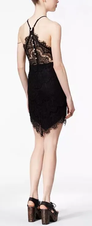 NWT‎ Free People Intimately She's Got It Lace-Trim Dress, Medium thumbnail 1