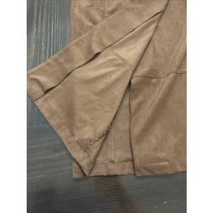 Anthropologie NEW NWT Lauren Sueded Wrap Midi Skirt Brown Size M thumbnail 7