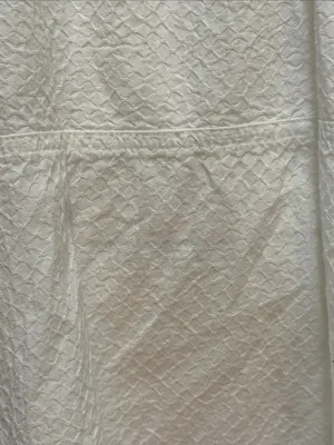 Free People Brynn BohoToo White Textured Long Sleeve Tunic/Blouse S M thumbnail 7