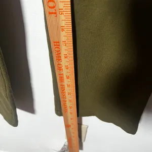 Vtg Y2K Athleisure Pants Large Olive Green Flare 2000s Butterfly thumbnail 6