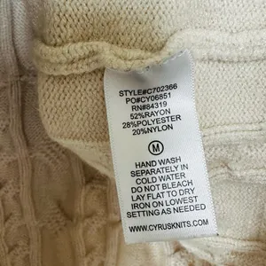 Cyrus Cream Cable Knit Cardigan Sweater Preppy Cozy Casual Timeless Minimalist thumbnail 6