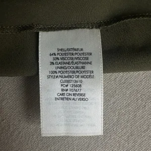 Alice + Olivia Olive Green Cady Shorts thumbnail 7