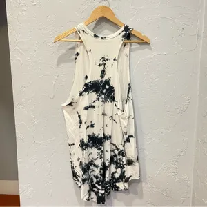 Emma & Sam Monochrome Tie-Dye Festival Lounge Sleeveless Tank Dress‎ sz Large thumbnail 2