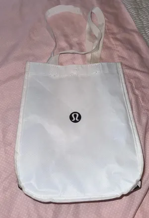 White Lululemon Tote Bag thumbnail 2