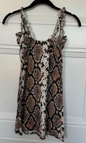 Pretty Little Thing Snake Print Mini Dress thumbnail 5