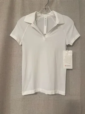Lululemon NWT Swiftly Tech Short-Sleeve Polo Shirt | 4 thumbnail 2