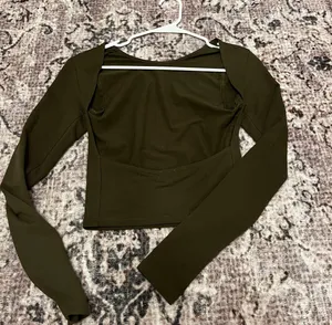 Edikted Open Back Long Sleeve Top thumbnail 3