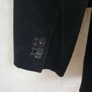 Banana Republic Womens Blazer Jacket Size 42 Black Collared Two Button thumbnail 6