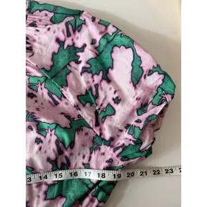 Chelsea 28 Womens XL Dress Pink Green Organic Cotton Resort Summer Casual Travel thumbnail 7
