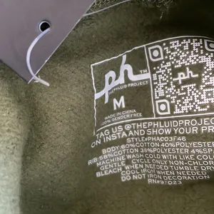Pride PH by The PHLUID Project 'Be Kind' Hooded Pullover Sweatshirt Medium Green thumbnail 2