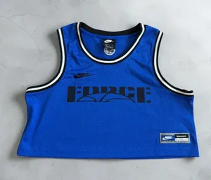 NIKE Women’s Blue Equality Crop Jersey Size Small thumbnail 1