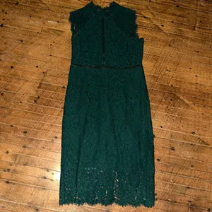 Bardot green lace panel US8 night out mini dress thumbnail 6