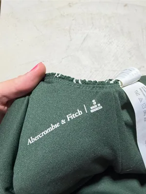 Abercrombie & fitch Green Striped One-Piece Swimsuit small thumbnail 7