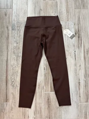 Vuori Brand New Women’s Inversion Ribbed Legging In Java Medium thumbnail 5